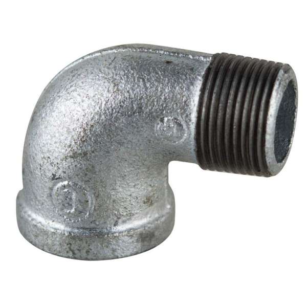 Brasshards Elbow Male & Female Galvanised 15mm