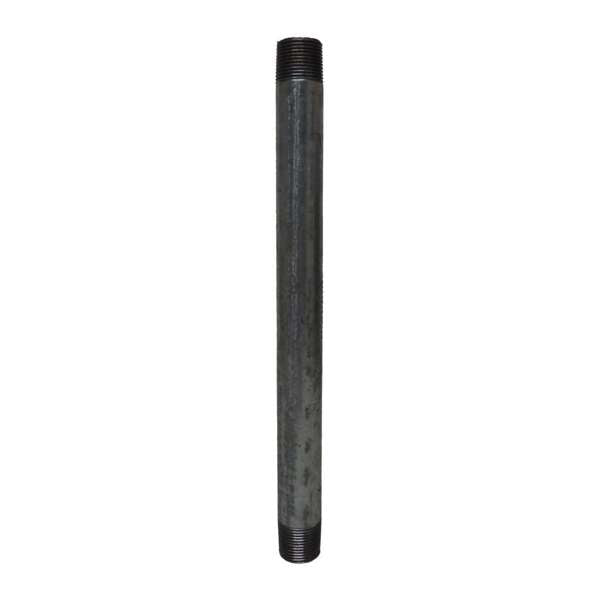 Brasshards Pipe Piece Galvanised 20 x 400mm