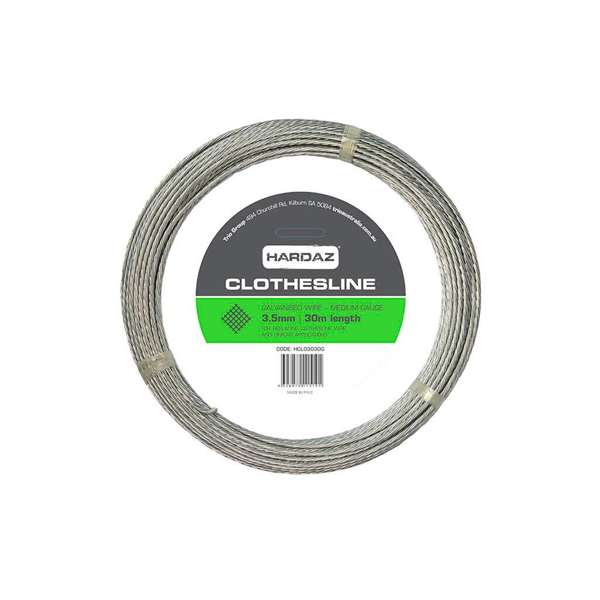 Hardaz Clothesline Galvanised Wire Medium 30m