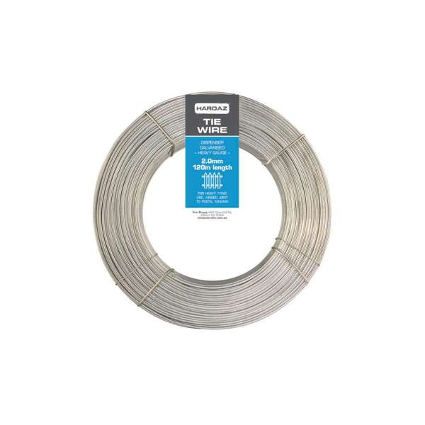 Trio Hardaz Tie Wire Dispenser Pack Galvanised 2.00mm x 120m