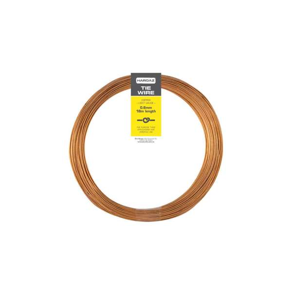 Trio Hardaz Copper Tie Wire 0.6mm x 18m