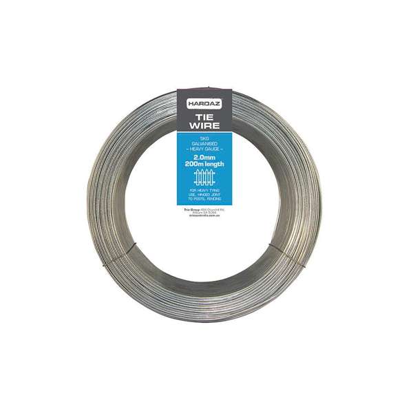 Trio Hardaz Tie Wire Galvanised 2.0mm x 200m 5kg