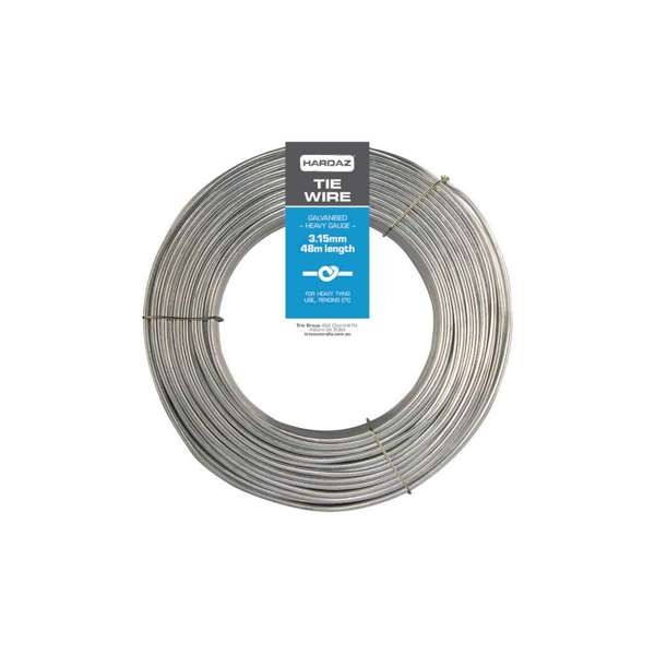 Trio Hardaz Tie Wire Galvanised 3.15mm x 48m