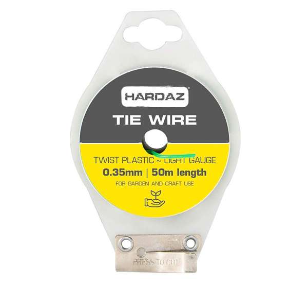 Trio Hardaz PVC Tie Wire Green 2.5mm x 50m