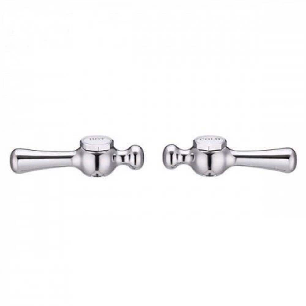 Mildon Deluxe Lever Style Handle & Button Chrome