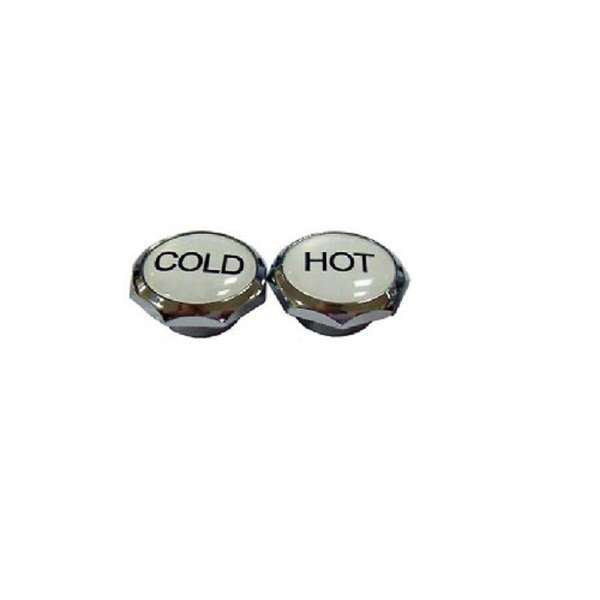 Mildon Standard Tap Handle Button Hot & Cold Chrome