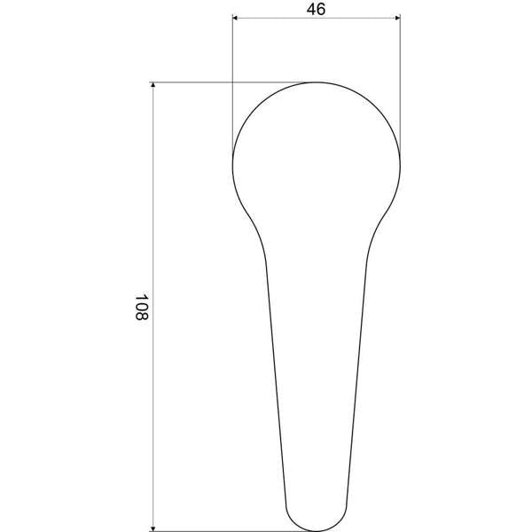 Mildon Mixer Handle Suits 35mm Mixer