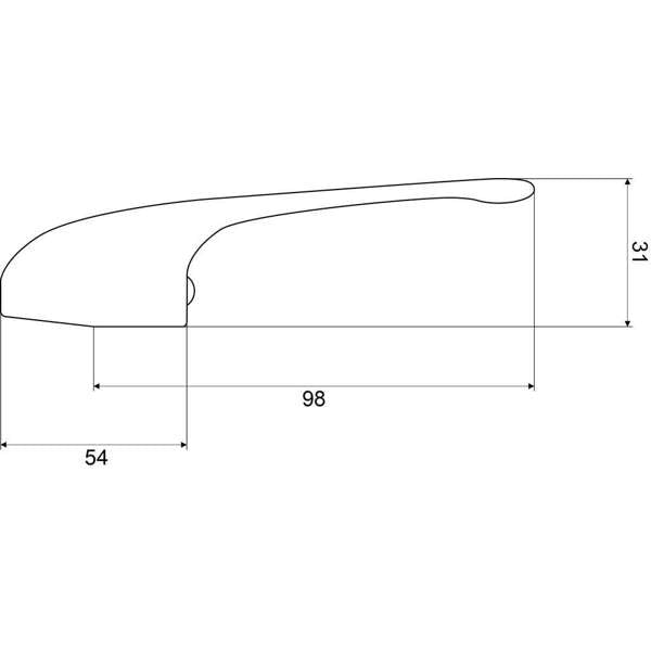 Mildon Mixer Handle Suits 42mm Mixer