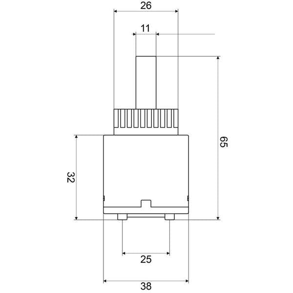 Mildon Replacement Cartridge Suits 42mm Mixer