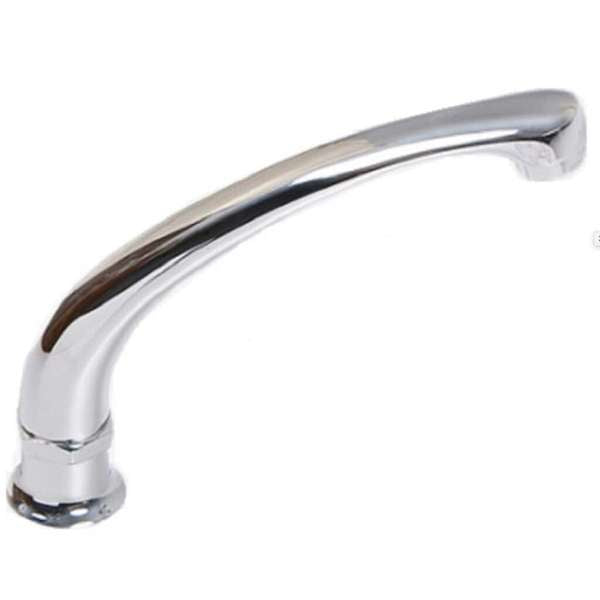 Mildon Cast Swivel Hob Spout 180mm - Chrome