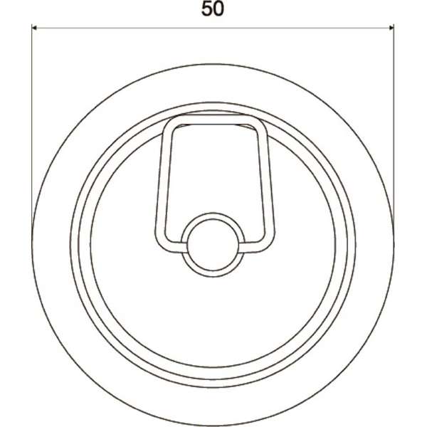 Mildon Stainless Steel Sink Plug 50mm