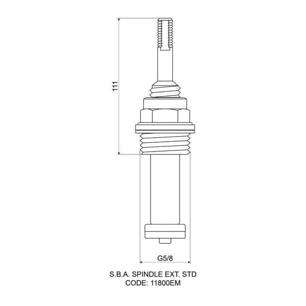 Mildon Spindle Deep Seated SBA Chrome