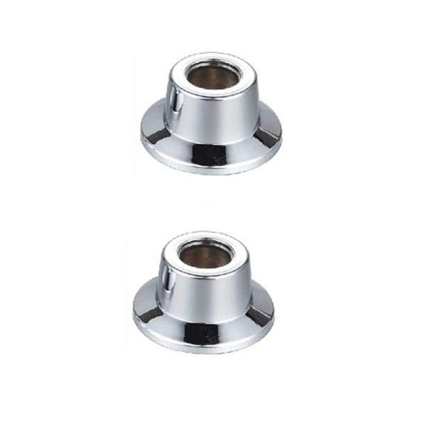 Mildon Basin Flange Chrome Pair