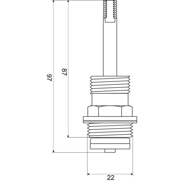 Mildon Basin Spindle Thread SBA Gold