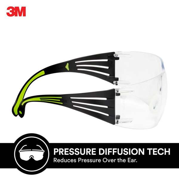 3M SecureFit 400 Series Safety Glasses Clear