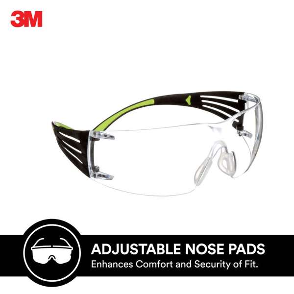 3M SecureFit 400 Series Safety Glasses Clear