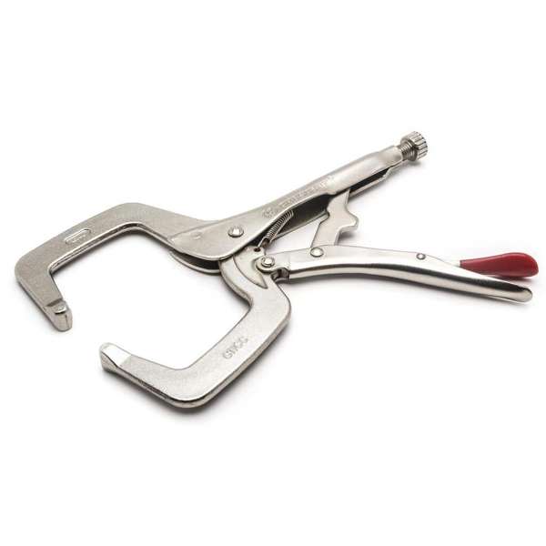 Crescent Locking C-Clamp with Regular Tips 280mm