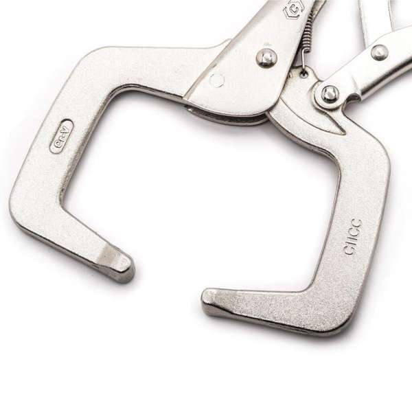 Crescent Locking C-Clamp with Regular Tips 280mm