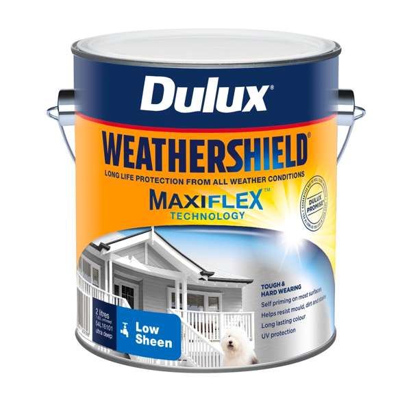 Dulux 2L Ultra Deep Low Sheen Weathershield Exterior Paint