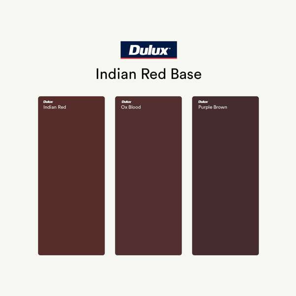 Dulux 1L Indian Red Low Sheen Weathershield Exterior Paint