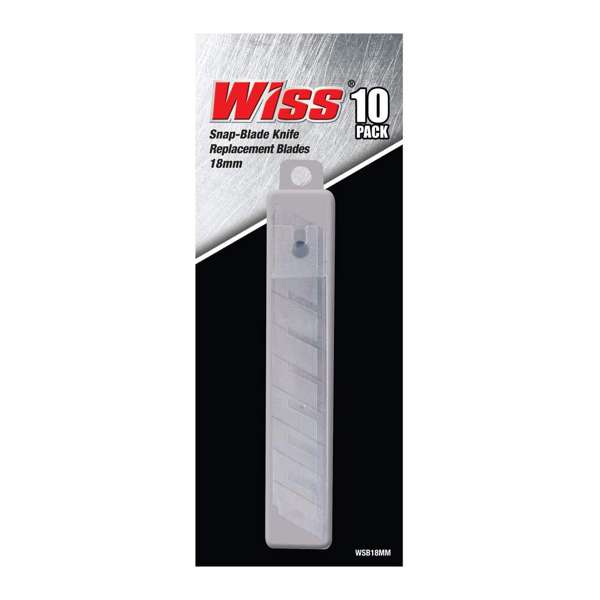 Crescent Wiss Snap Knife Replacement Blades 18mm - 10 Piece