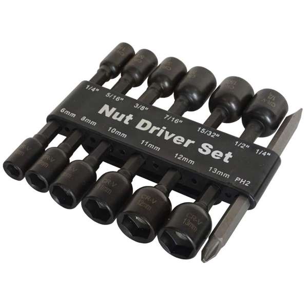 Medalist Bit Driver Nut Set - 14 Piece