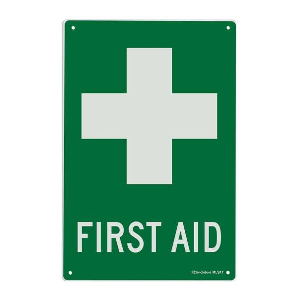 Sandleford Emergency First Aid Sign