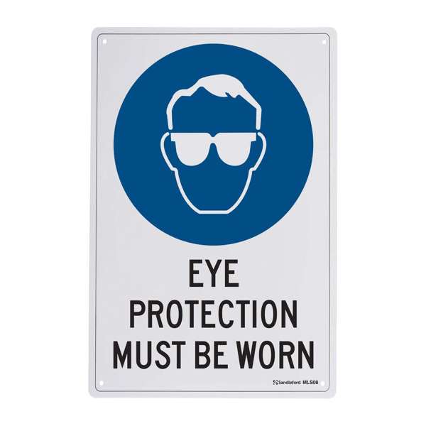 Sandleford Eye Protection Must Be Worn Sign