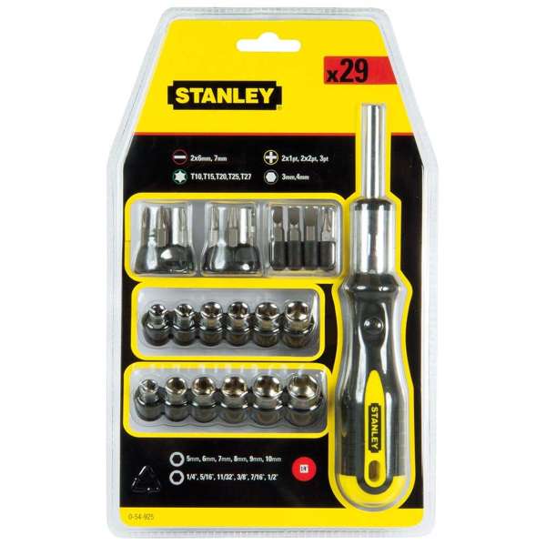 Stanley Ratchet Screwdriver Set - 29 Piece