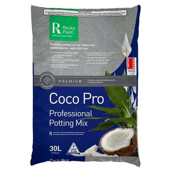 Rocky Point Coco Pro Professional Potting Mix 30L