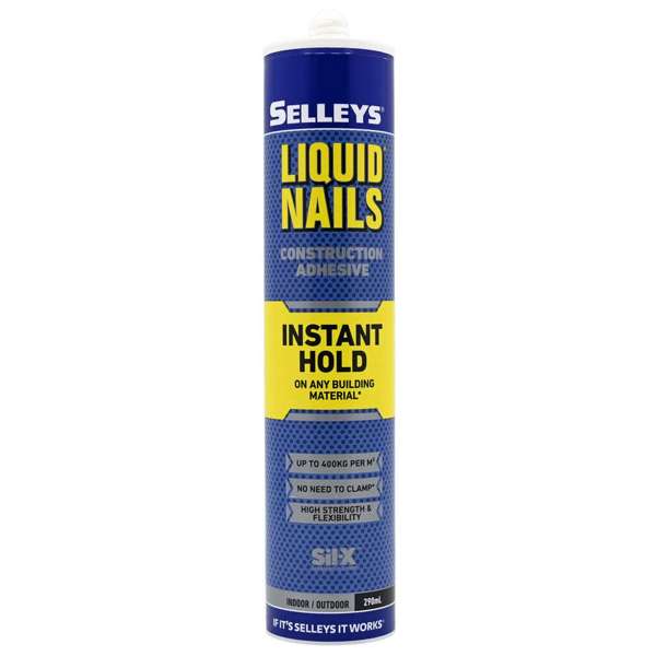 Selleys Liquid Nails Instant Construction Adhesive Hold 290ml