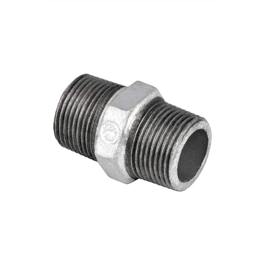 Nipple Hexagon Brass