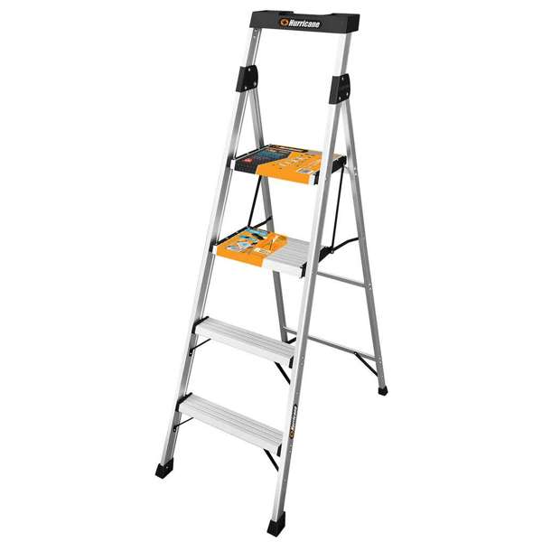 Hurricane 4 Step Dual Platform Ladder 120kg