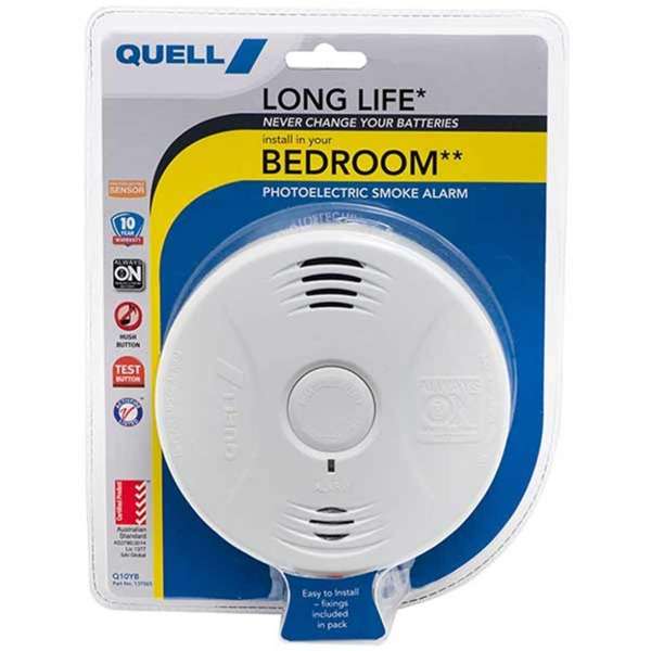 Quell Long Life Photoelectric Smoke Alarm for Bedroom with Voice