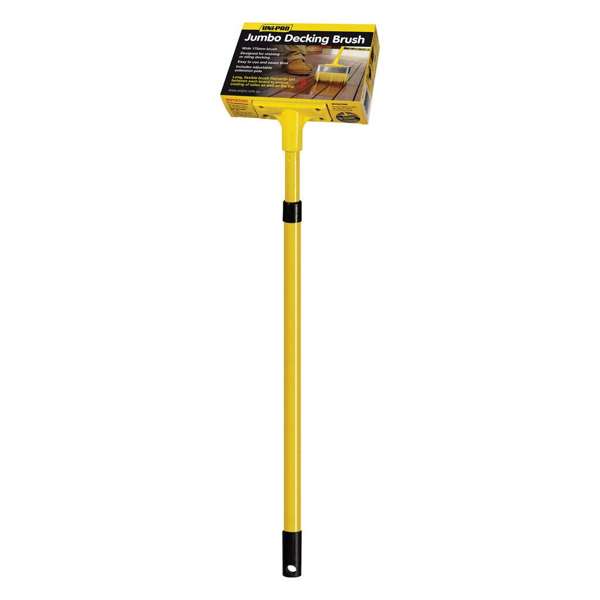 Uni-Pro Jumbo Decking Brush with Pole 175mm