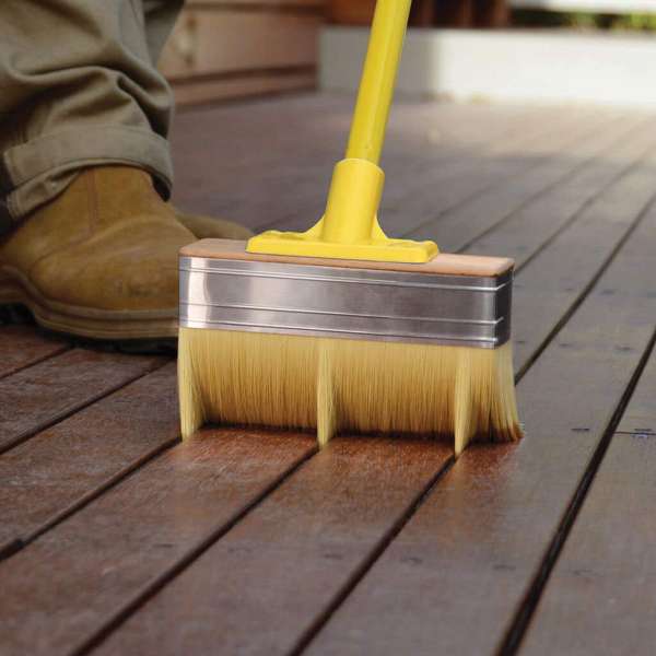 Uni-Pro Jumbo Decking Brush with Pole 175mm