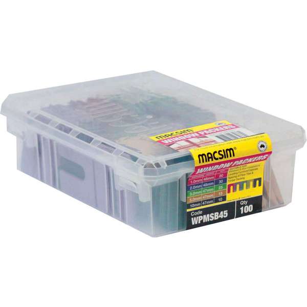 Macsim Window Packer Mixed 45mm - Box of 100