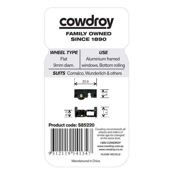 Cowdroy Roller Window Comalco - 2 Pack