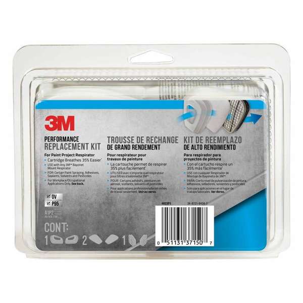 3M Paint Reusable Replacement Kit Face Mask