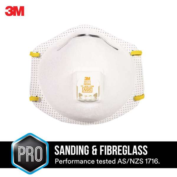 3M Cool Flow Sanding & Fiberglass Face Masks - 2 Pack