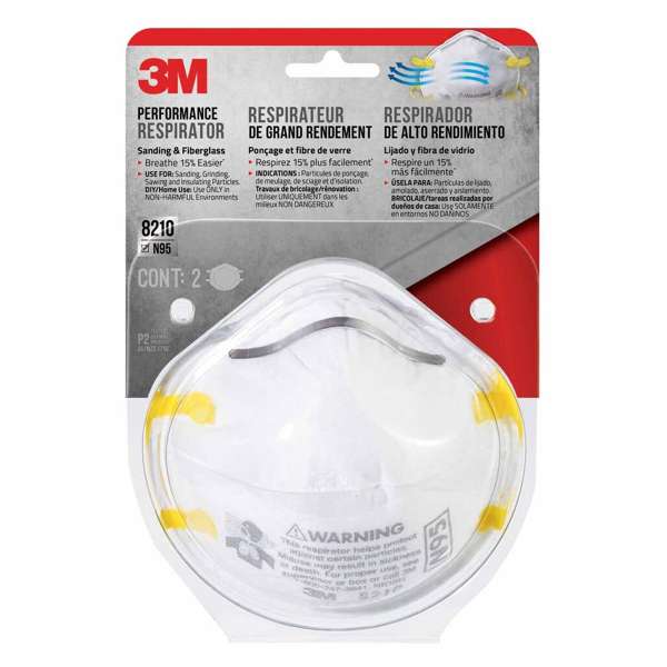 3M P2 Sanding Face Masks - 2 Pack