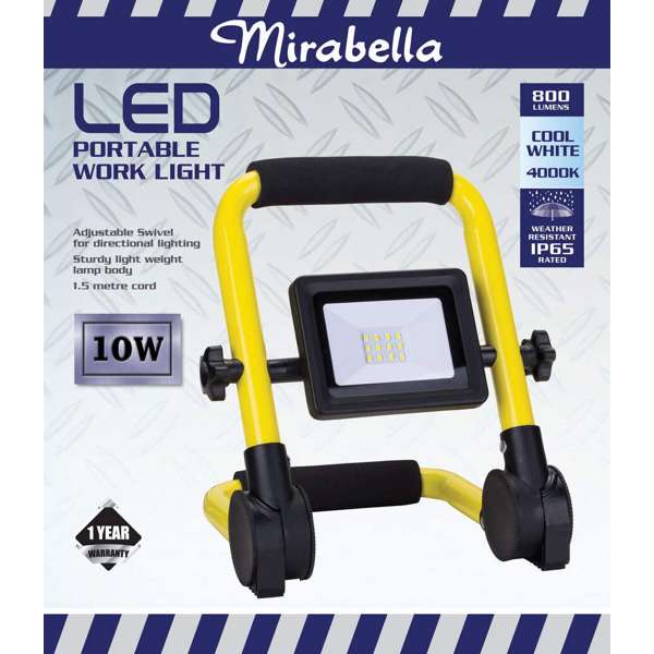 Mirabella Portable LED Work Light 10W