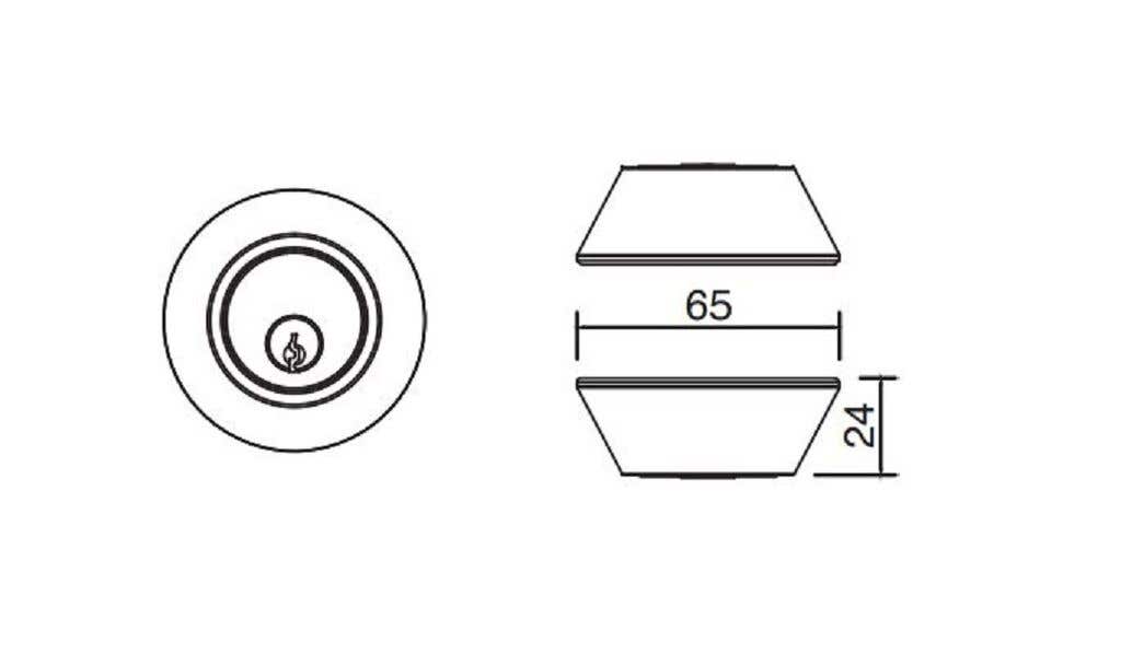 Buy Right Double Cylinder Deadbolt Black