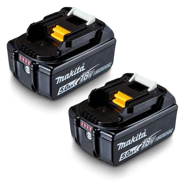 Makita 18V 5.0Ah Battery Twin Pack