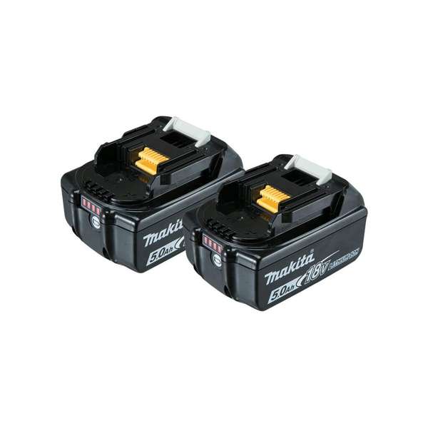 Makita 18V 5.0Ah Battery Twin Pack