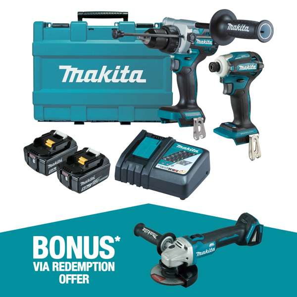 Makita 18V 5.0Ah Brushless Combo Kit - 2 Piece