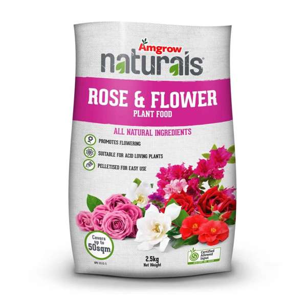 Amgrow Naturals Fertiliser Rose & Flower 2.5kg