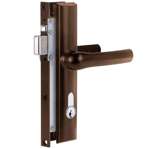 Yale Quattro Screen Door Lock Brown