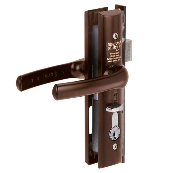 Yale Quattro Screen Door Lock Brown