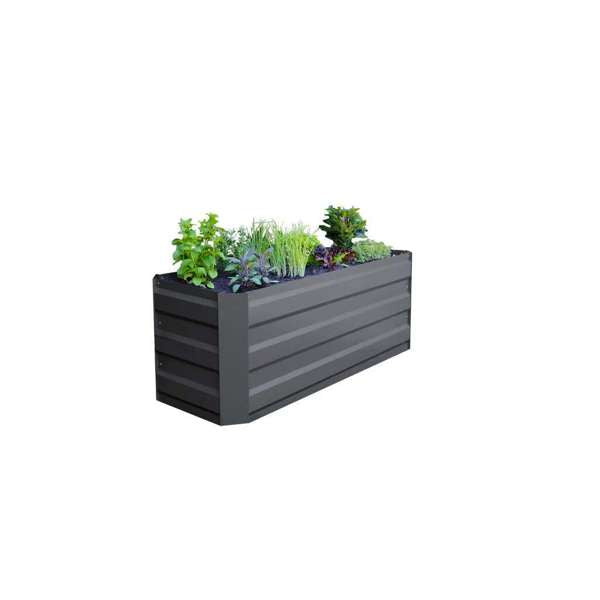 Greenlife Slimline Garden Bed Charcoal